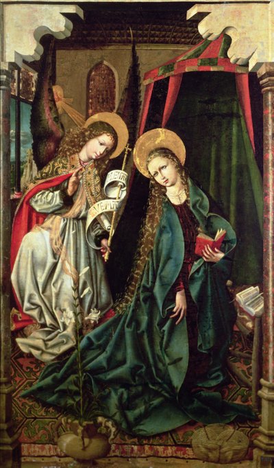The Annunciation by Master of Sisla
